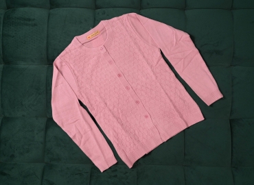 Ladies’ Sweater Round neck Very Light Pinkish Shade-Small Size