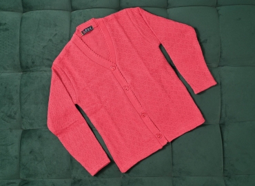 Ladies’ Sweater V neck Normal Red