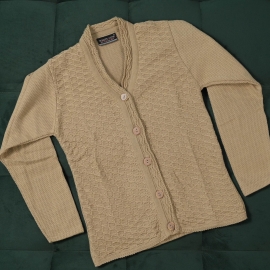 Ladies’ Sweater V neck Light Brownish