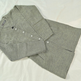 Ladies’ Sweater Round neck Bright Gray-Coat Style