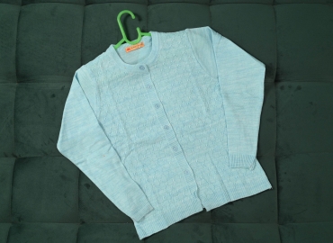 Ladies’ Sweater Round neck Light Sky blue-Small Size