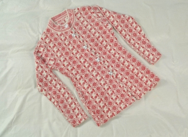 Ladies’ Sweater Round neck Red&White flower Pattern-Type Premium Quality