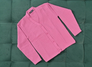 Ladies’ Sweater V neck Gentle Light Pinkish