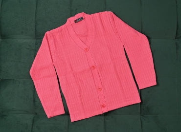 Ladies’ Sweater  V neck Light Reddish