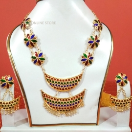 Axomiya Gahana Double jon necklace set