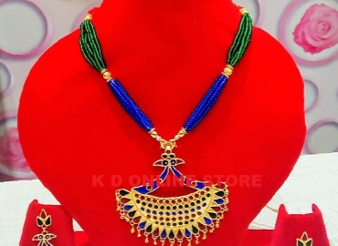 Axomiya Gohana Mina Jone necklace set