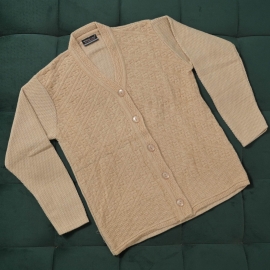 Ladies’ Sweater V neck Standard Cream colour