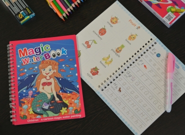 Reusable Magic Water painting book 3 pieces