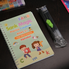 Reusable Sank Magic Practice Copybook 3 pieces