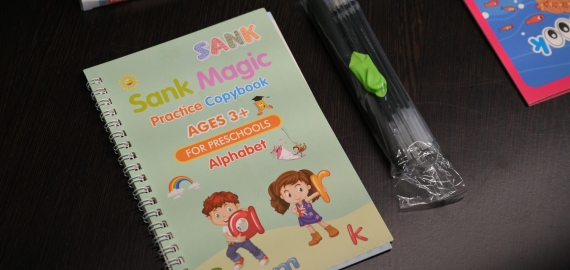 Reusable Sank Magic Practice Copybook 3 pieces